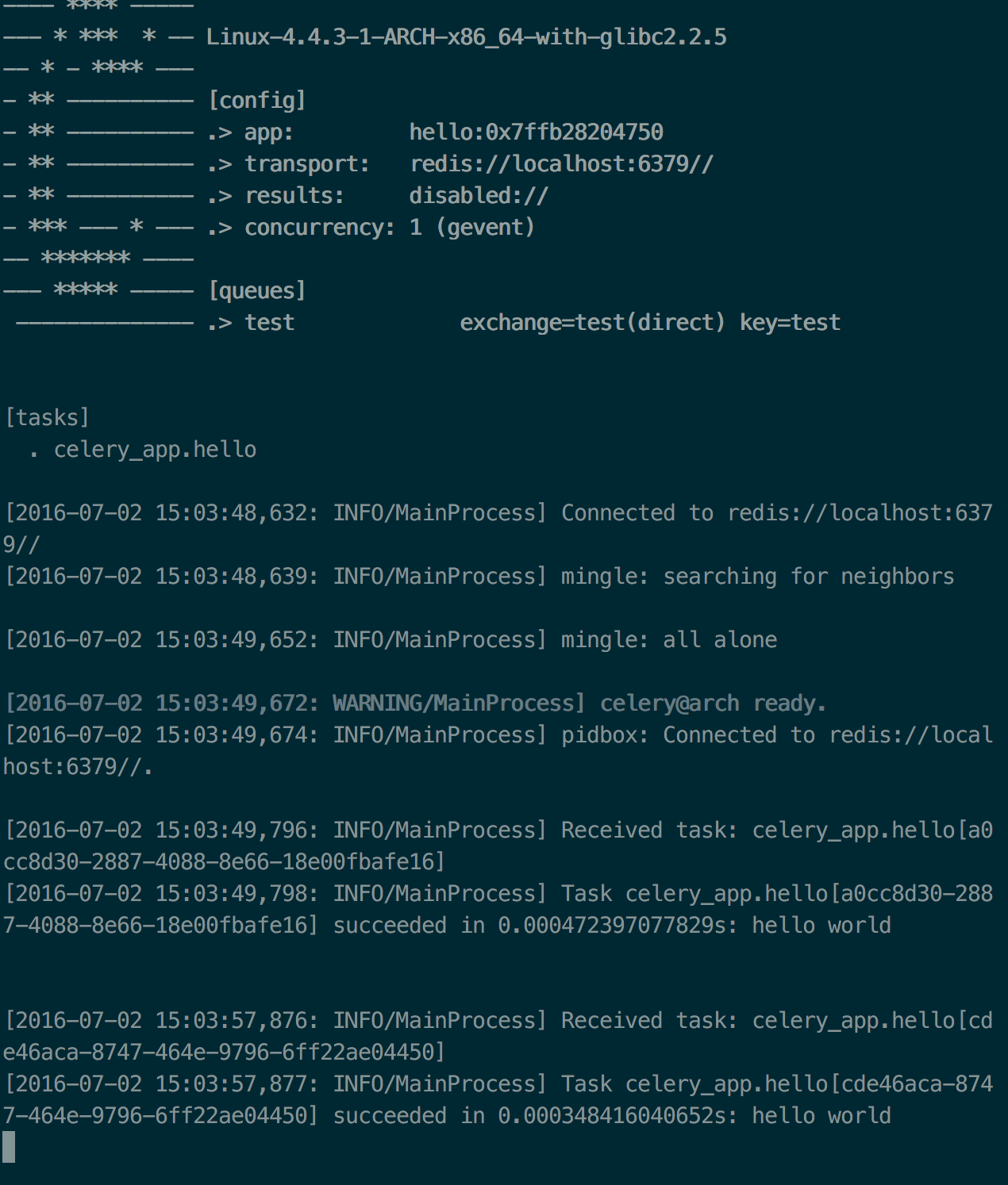 celery periodic task