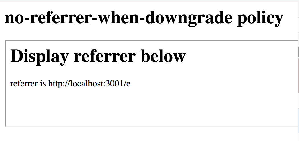 default iframe policy